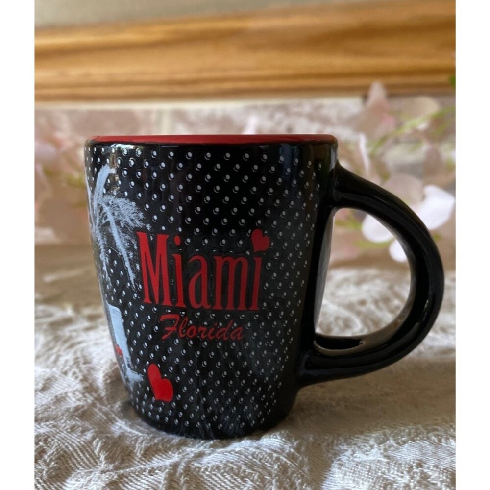 Miami Florida Souvenir Espresso Mug By JoroS Paris Mini Size